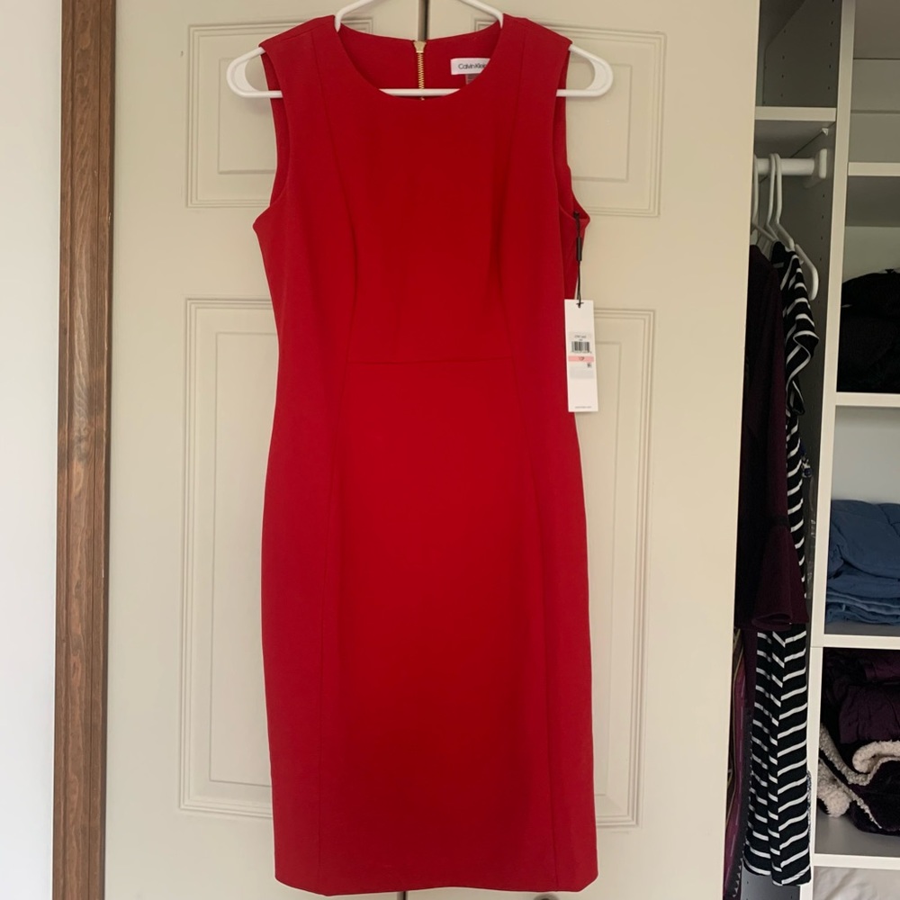 Calvin Klein Red Dress